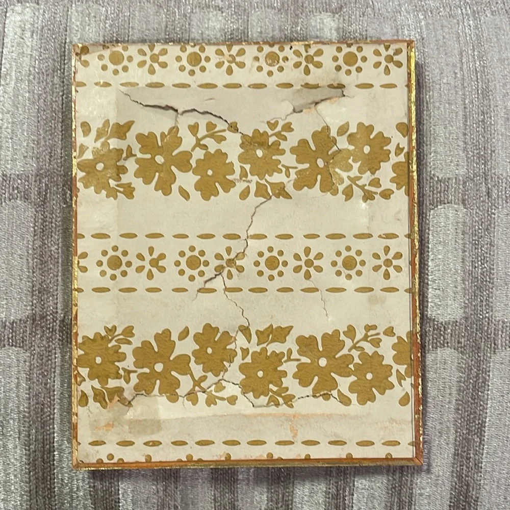 Yellow Rose Red Thorn Hand-painted Original Oil Signed Golden Framed Art - Picture 4 of 9